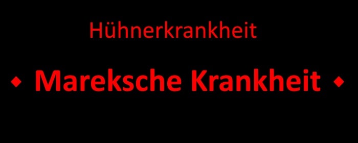 Mareksche Krankheit