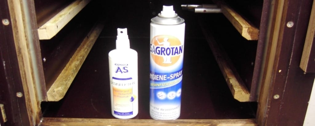 Desinfektion Brutkasten