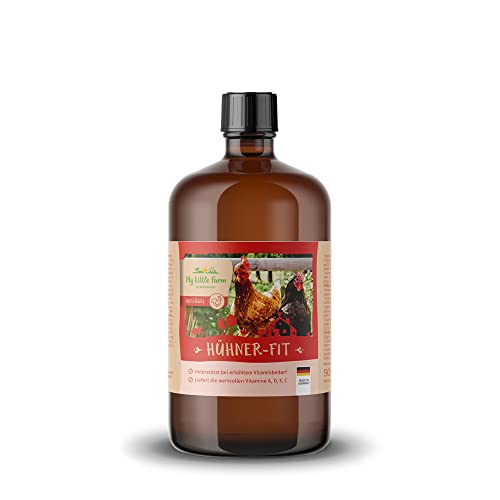 My Little Farm Hühner-Fit, Vitamine für Hühner, Ergänzungsfutter mit Vitamin ADEC, für Vitale und gesunde Hühner, wasserlösliche Rezepur