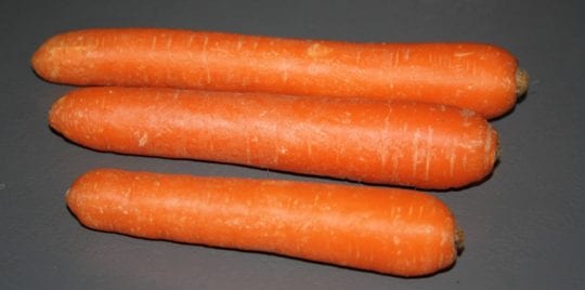 Gebobelte Karotten