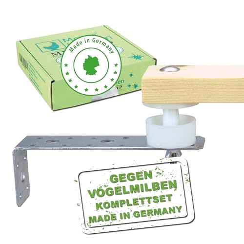 Meine Hennen Original Milbensperre/Milbenfalle, der Milbenschutz für Deine Hühner. Einfache Montage im Hühnerstall, gegen die roten Vogelmilbe/Hühnermilbe. Set mit Zwei Milbenfallen