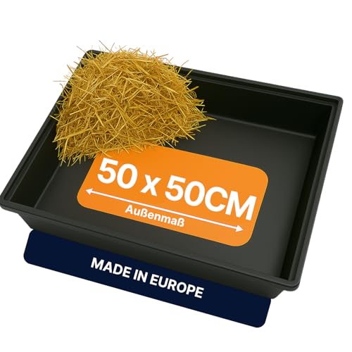 Breker Kunststoff Wanne - Kotwanne - Kunststoff Schale - 50 x 50 cm - 25 l - Allzweckwanne