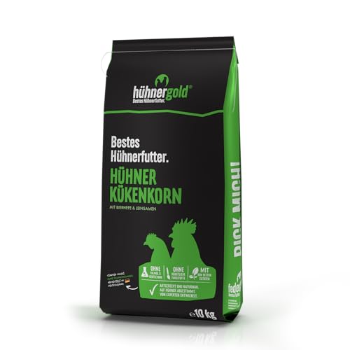ChickenGold Hühner-Kükenfutter Aufzucht- 10kg, mit 21% Rohprotein - ohne Gentechnik