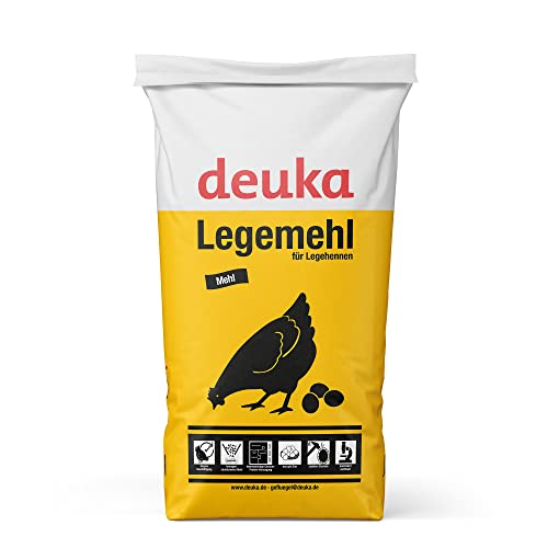 deuka Legemehl | Mehl 25 kg | Nährstoffreich | Kombifutter zur Legehennenfütterung | Legehennenfutter | Ergänzungsfuttermittel für Legehennen