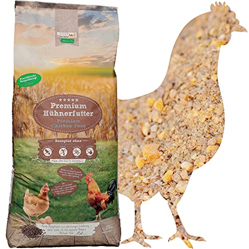 ChickenGold Hühnerfutter - 25kg Legemehl - ohne Gentechnik - Legefutter für Legehennen