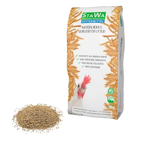STAWA Wachtelkükenfutter Brösel, mit 29% Rohprotein, ohne Gentechnik, ohne künstliche Konservierungs- und Farbstoffe, 10 kg