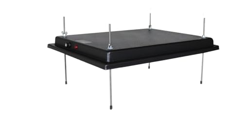 Hemel Küken-Wärmeplatte mit Thermostat - (30 x 40 cm) mit Höhenfüßen