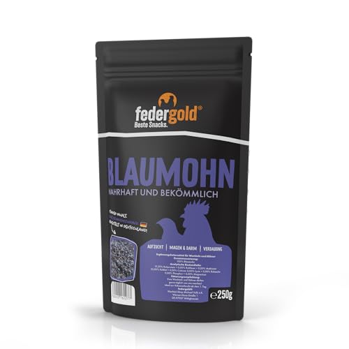 WachtelGold Blaumohn 250g - ideal in der Geflügel-Kükenaufzucht - Lebensmittelqualität